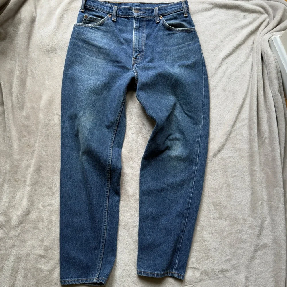 Vintage Levis 550 Orange Tab Jeans‎ Mens 33x30 Medium Wash Made in Canada 40550